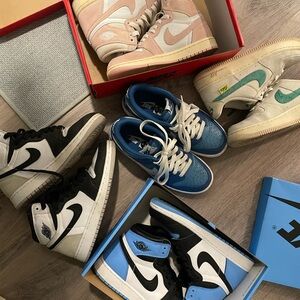 Nike Air Jordan 1 Dunk Lows AF1 size 4 Y size 5 Women’s